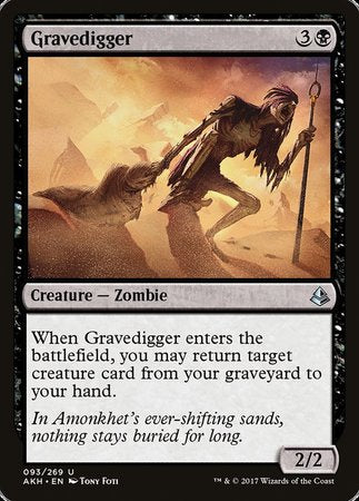 Gravedigger [Amonkhet] | Jomio and Rueliete's Cards and Comics