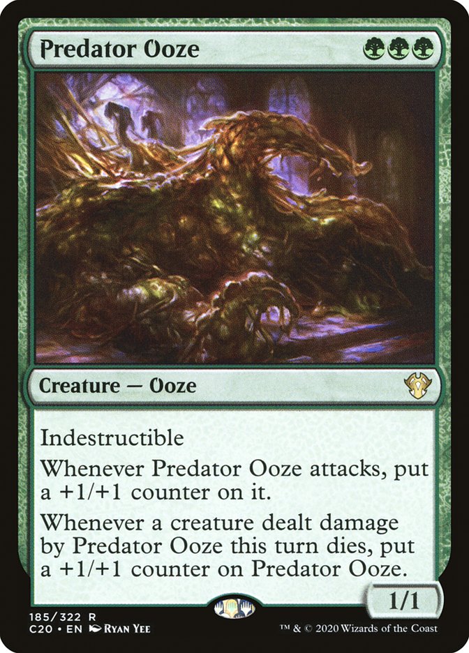Predator Ooze [Commander 2020] | Jomio and Rueliete's Cards and Comics