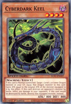 Cyberdark Keel [SGX1-ENG07] Common | Jomio and Rueliete's Cards and Comics