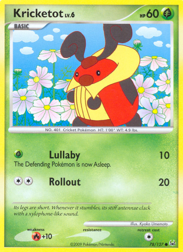 Kricketot (78/127) [Platinum: Base Set] | Jomio and Rueliete's Cards and Comics