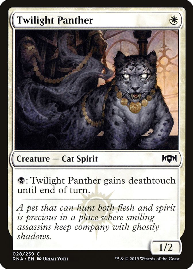 Twilight Panther [Ravnica Allegiance] | Jomio and Rueliete's Cards and Comics