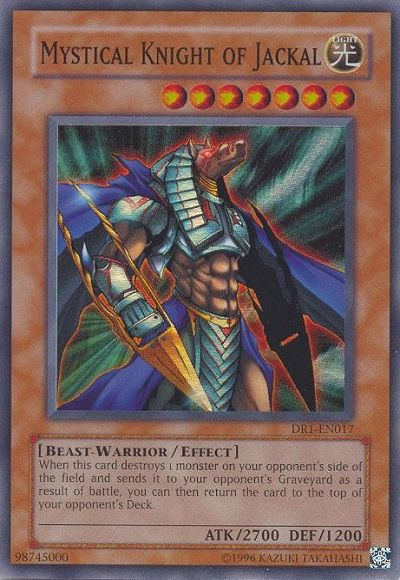 Mystical Knight of Jackal [DR1-EN017] Super Rare | Jomio and Rueliete's Cards and Comics