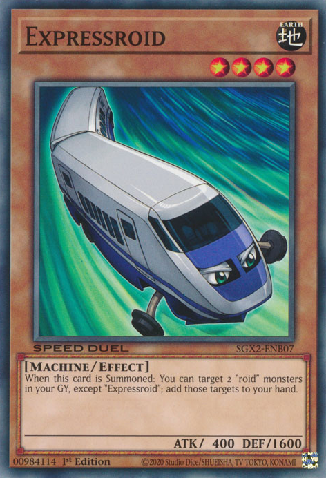 Expressroid [SGX2-ENB07] Common | Jomio and Rueliete's Cards and Comics