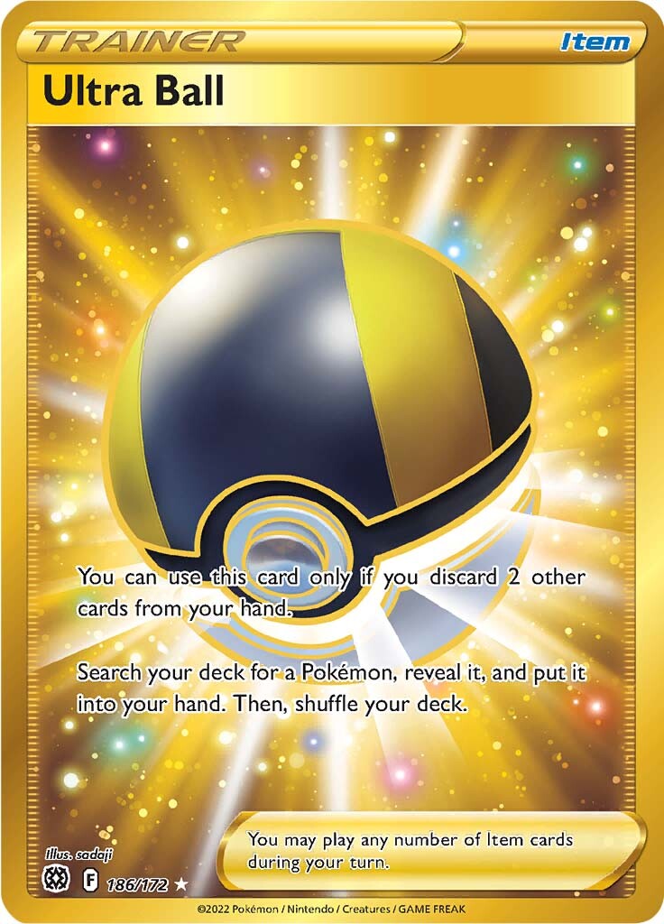 Ultra Ball (186/172) [Sword & Shield: Brilliant Stars] | Jomio and Rueliete's Cards and Comics