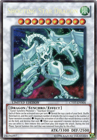 Shooting Star Dragon [CT07-EN004] Secret Rare | Jomio and Rueliete's Cards and Comics