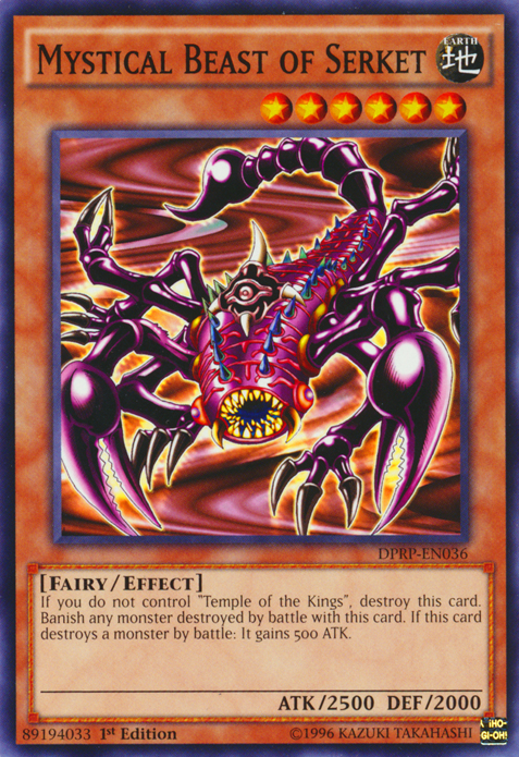 Mystical Beast of Serket [DPRP-EN036] Common | Jomio and Rueliete's Cards and Comics