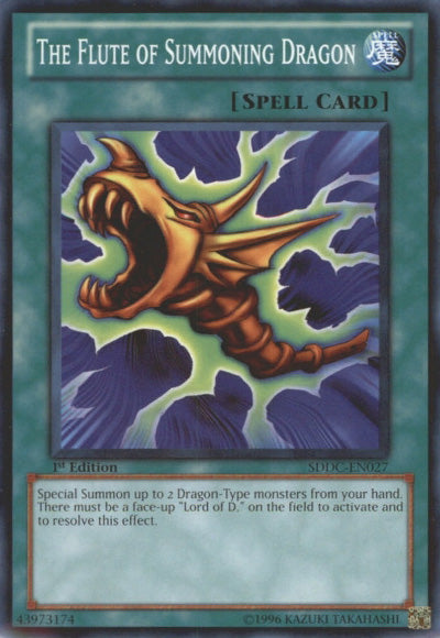 The Flute of Summoning Dragon [SDDC-EN027] Common | Jomio and Rueliete's Cards and Comics