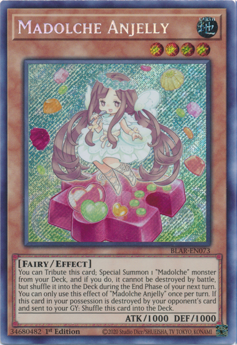 Madolche Anjelly [BLAR-EN073] Secret Rare | Jomio and Rueliete's Cards and Comics
