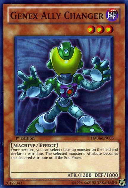 Genex Ally Changer [HA04-EN003] Super Rare | Jomio and Rueliete's Cards and Comics