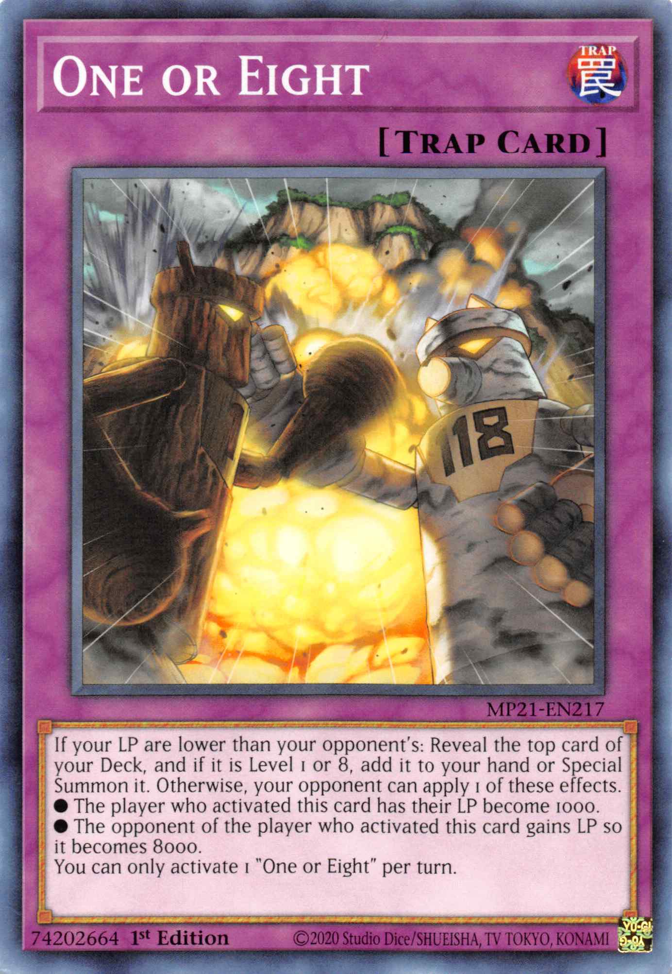One or Eight [MP21-EN217] Common | Jomio and Rueliete's Cards and Comics