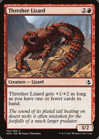 Thresher Lizard [Amonkhet] | Jomio and Rueliete's Cards and Comics