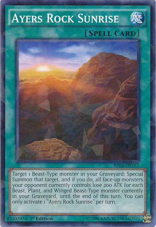 Ayers Rock Sunrise (Shatterfoil) [BP03-EN183] Common | Jomio and Rueliete's Cards and Comics