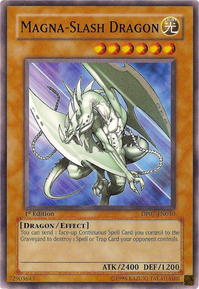 Magna-Slash Dragon [DP07-EN010] Common | Jomio and Rueliete's Cards and Comics