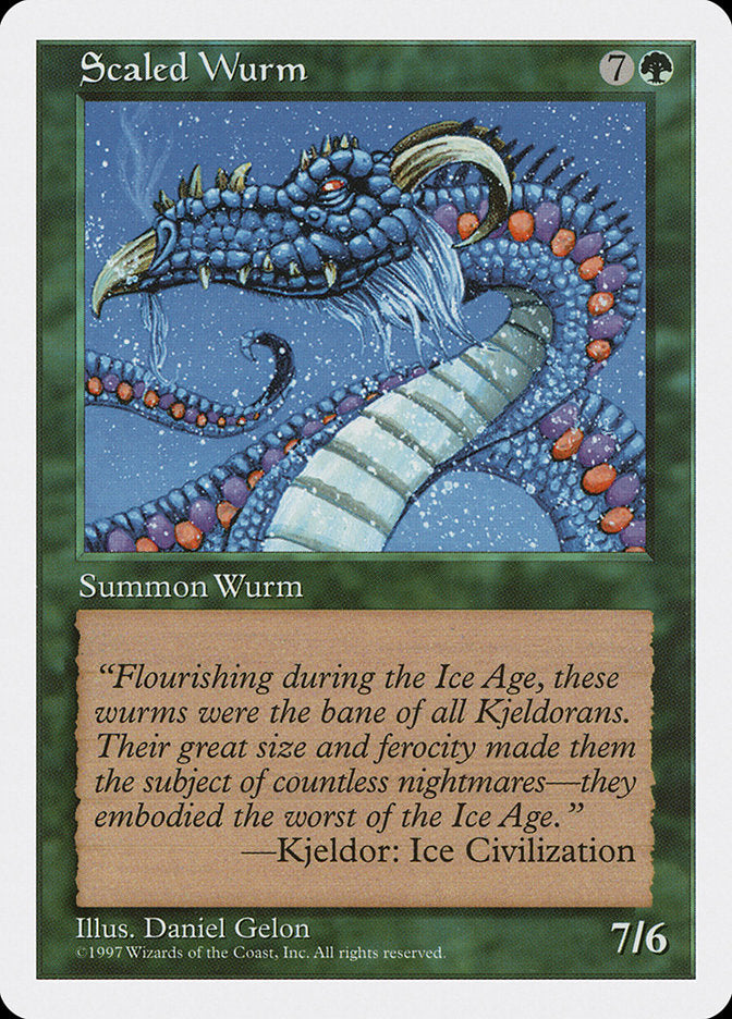 Scaled Wurm [Fifth Edition] | Jomio and Rueliete's Cards and Comics