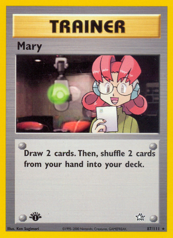 Mary (87/111) [Neo Genesis 1st Edition] | Jomio and Rueliete's Cards and Comics