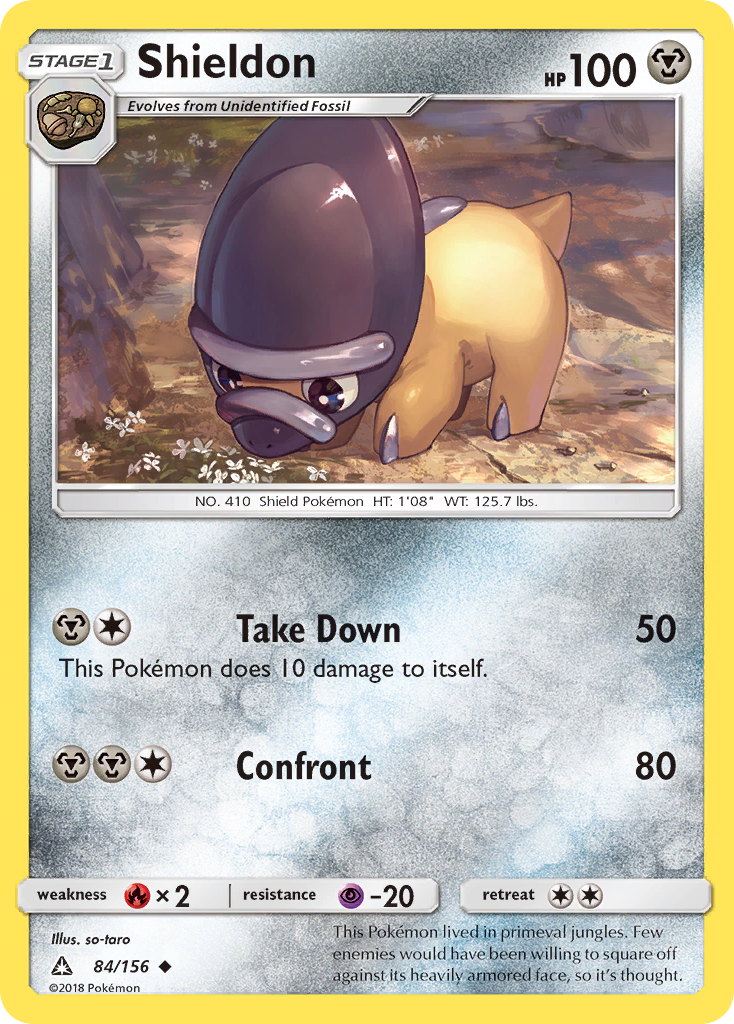 Shieldon (84/156) [Sun & Moon: Ultra Prism] | Jomio and Rueliete's Cards and Comics