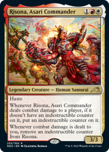 Risona, Asari Commander [Kamigawa: Neon Dynasty] | Jomio and Rueliete's Cards and Comics
