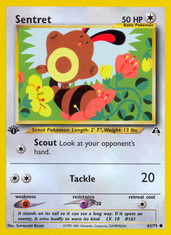 Sentret (63/75) [Neo Discovery 1st Edition] | Jomio and Rueliete's Cards and Comics