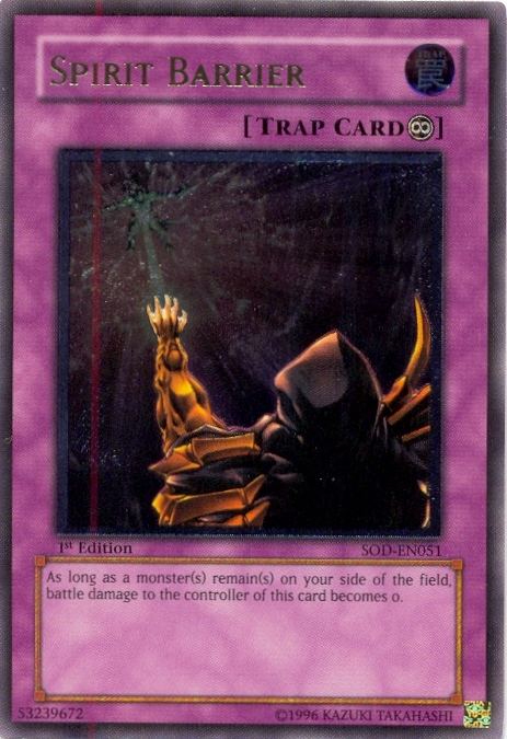 Spirit Barrier (UTR) [SOD-EN051] Ultimate Rare | Jomio and Rueliete's Cards and Comics