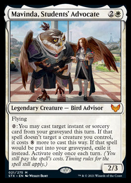Mavinda, Students' Advocate [Strixhaven: School of Mages] | Jomio and Rueliete's Cards and Comics