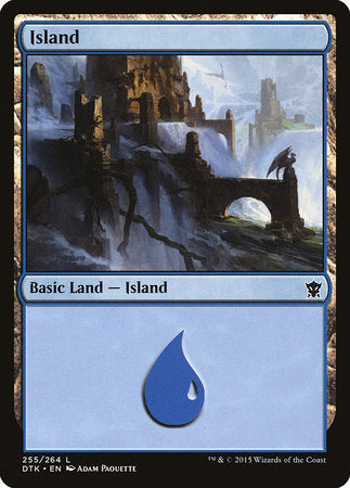 Island (255) [Dragons of Tarkir] | Jomio and Rueliete's Cards and Comics