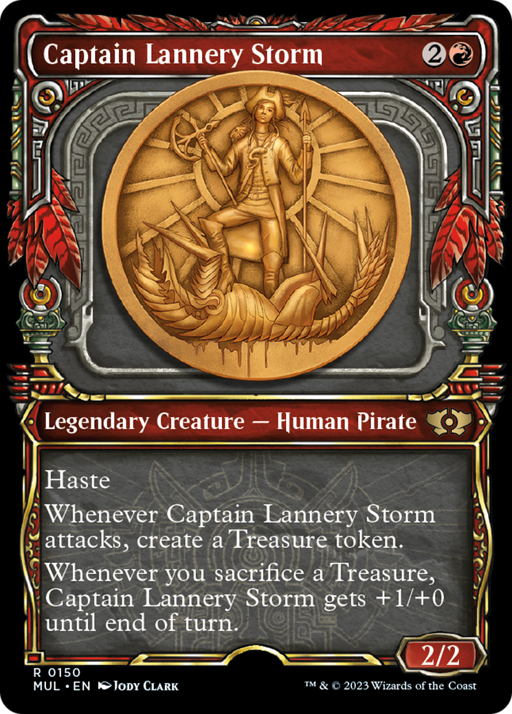 Captain Lannery Storm (Halo Foil) [Multiverse Legends] | Jomio and Rueliete's Cards and Comics