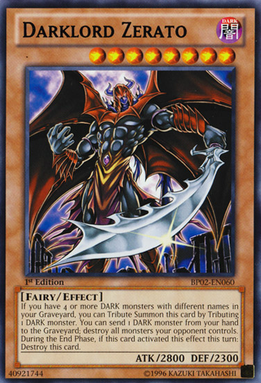 Darklord Zerato [BP02-EN060] Rare | Jomio and Rueliete's Cards and Comics