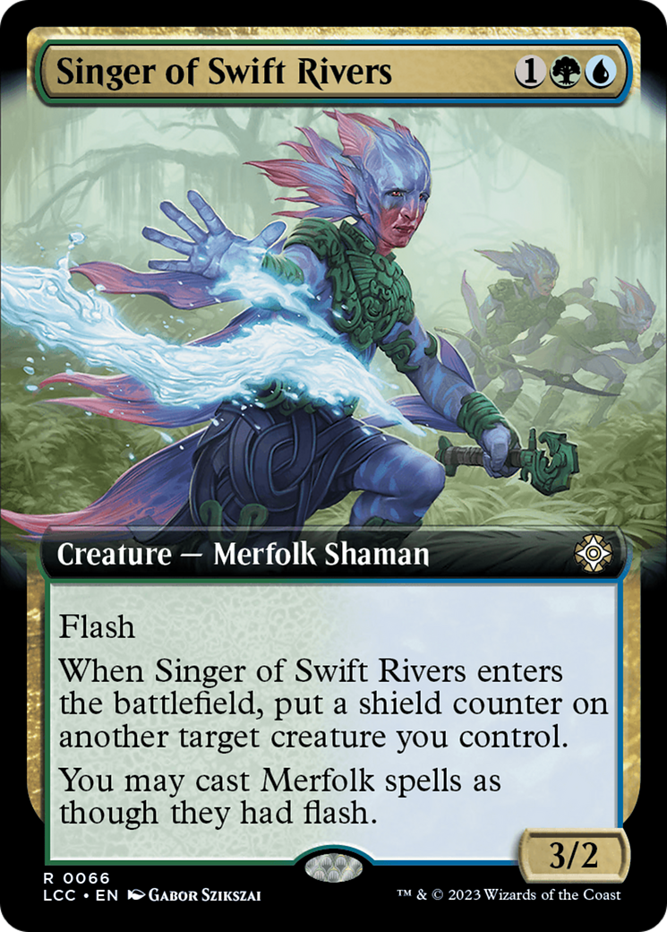 Singer of Swift Rivers (Extended Art) [The Lost Caverns of Ixalan Commander] | Jomio and Rueliete's Cards and Comics