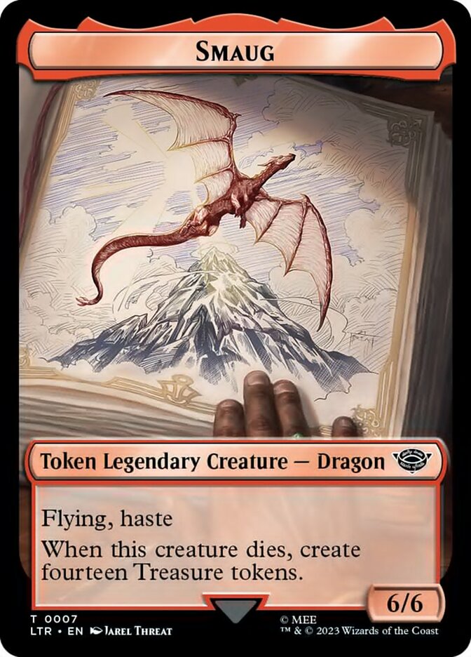 Smaug Token [The Lord of the Rings: Tales of Middle-Earth Tokens] | Jomio and Rueliete's Cards and Comics