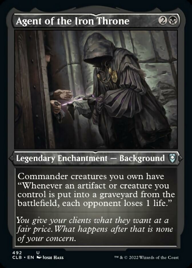 Agent of the Iron Throne (Foil Etched) [Commander Legends: Battle for Baldur's Gate] | Jomio and Rueliete's Cards and Comics
