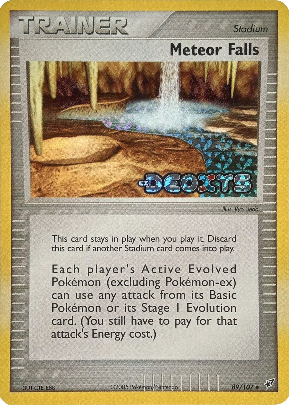 Meteor Falls (89/107) (Stamped) [EX: Deoxys] | Jomio and Rueliete's Cards and Comics