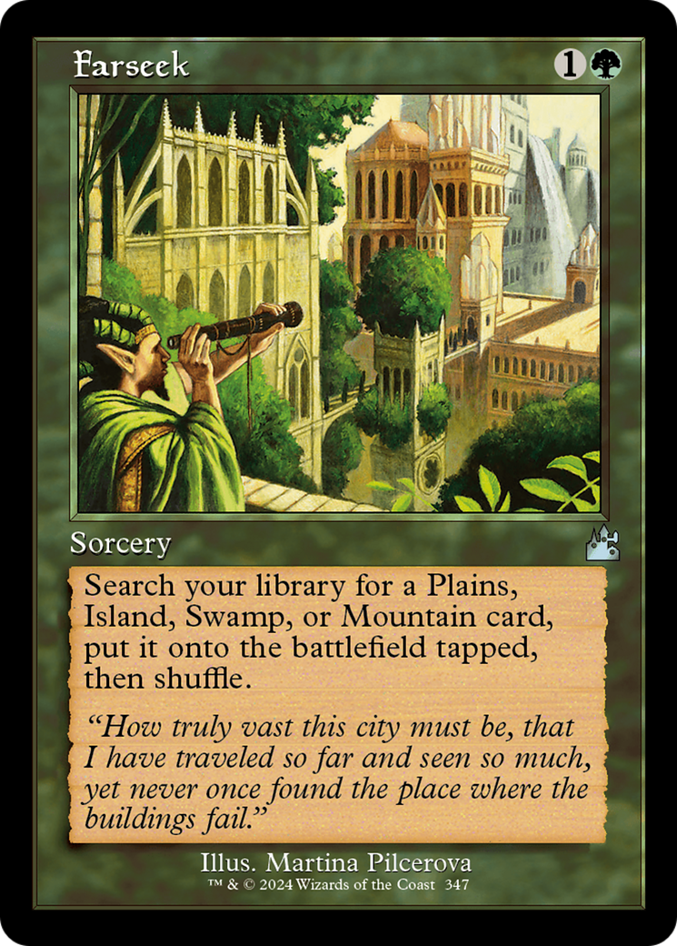 Farseek (Retro Frame) [Ravnica Remastered] | Jomio and Rueliete's Cards and Comics