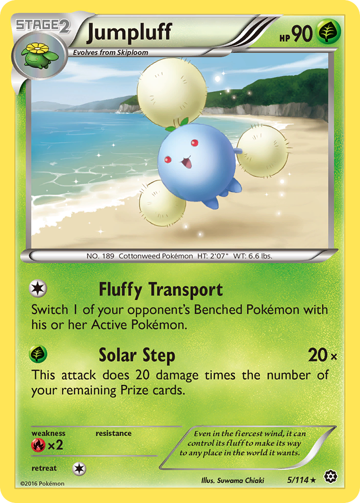 Jumpluff (5/114) [XY: Steam Siege] | Jomio and Rueliete's Cards and Comics