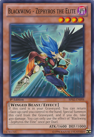 Blackwing - Zephyros the Elite [BP02-EN098] Common | Jomio and Rueliete's Cards and Comics