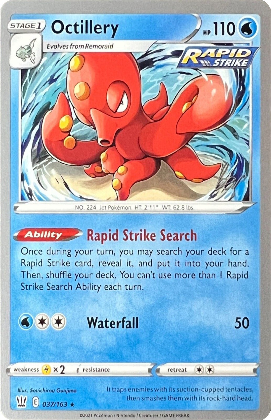Octillery (037/163) (Cheryl Again - Sebastian Lashmet) [World Championships 2022] | Jomio and Rueliete's Cards and Comics