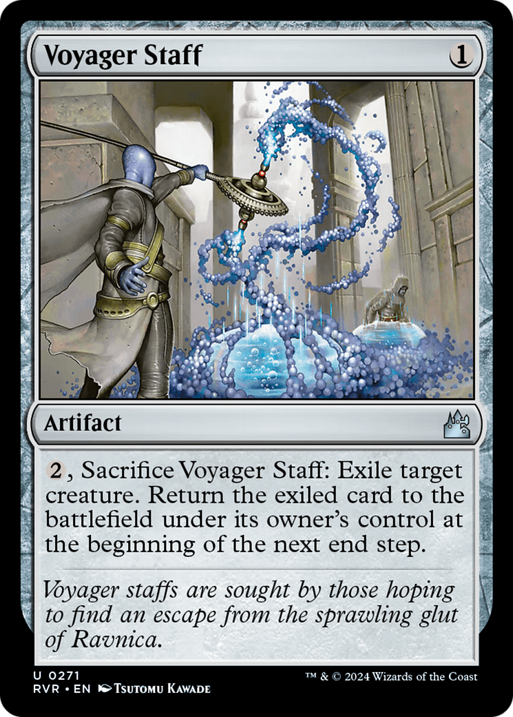 Voyager Staff [Ravnica Remastered] | Jomio and Rueliete's Cards and Comics