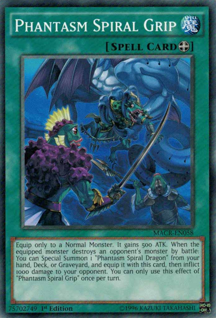 Phantasm Spiral Grip [MACR-EN058] Common | Jomio and Rueliete's Cards and Comics