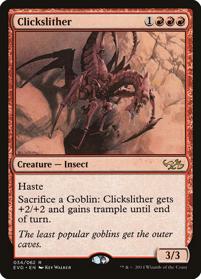Clickslither (Elves vs. Goblins) [Duel Decks Anthology] | Jomio and Rueliete's Cards and Comics
