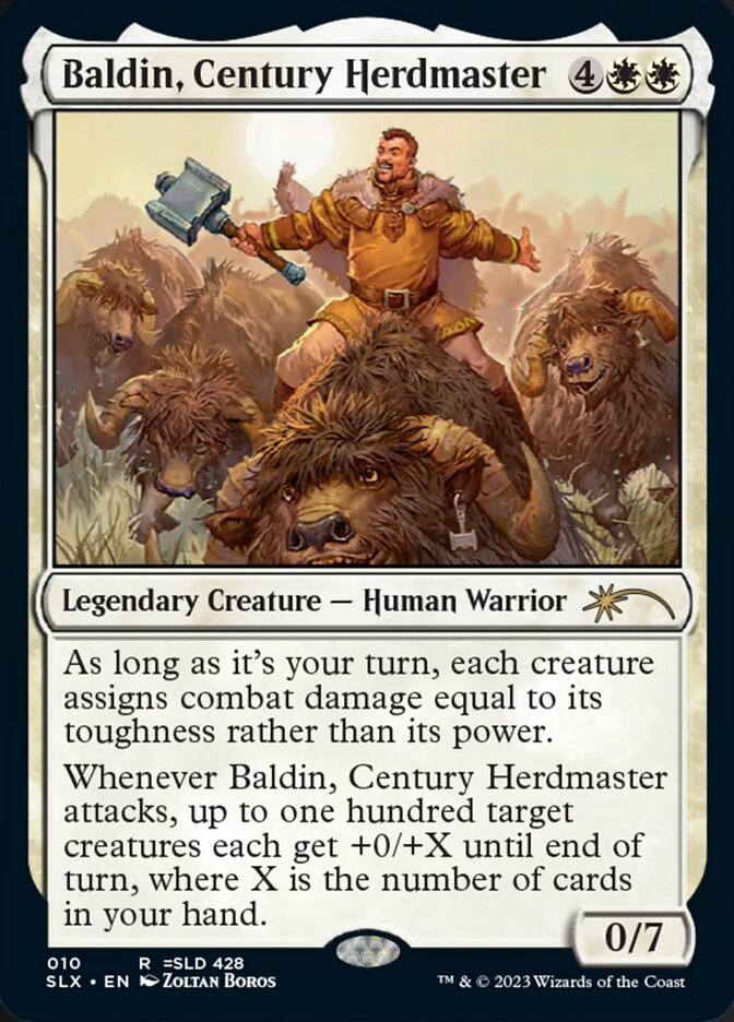 Baldin, Century Herdmaster [Secret Lair: Universes Within] | Jomio and Rueliete's Cards and Comics