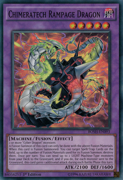 Chimeratech Rampage Dragon [BOSH-EN093] Super Rare | Jomio and Rueliete's Cards and Comics