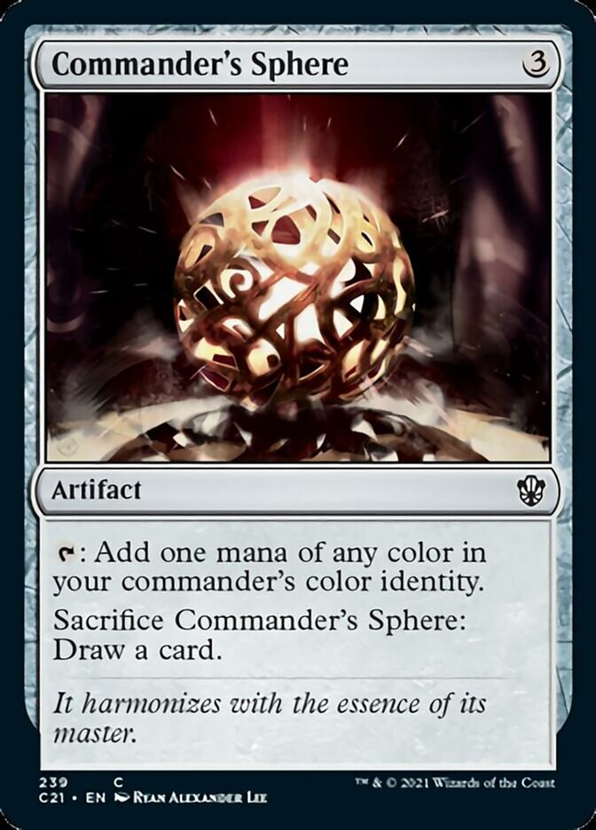 Commander's Sphere [Commander 2021] | Jomio and Rueliete's Cards and Comics