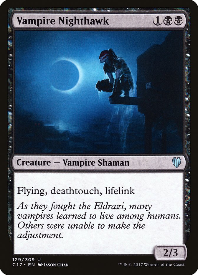 Vampire Nighthawk [Commander 2017] | Jomio and Rueliete's Cards and Comics