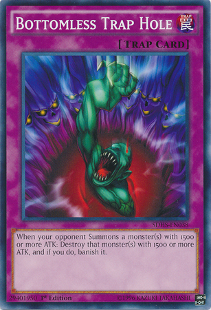 Bottomless Trap Hole [SDHS-EN038] Common | Jomio and Rueliete's Cards and Comics
