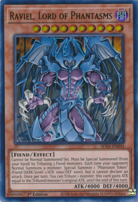 Raviel, Lord of Phantasms [SDSA-EN044] Ultra Rare | Jomio and Rueliete's Cards and Comics