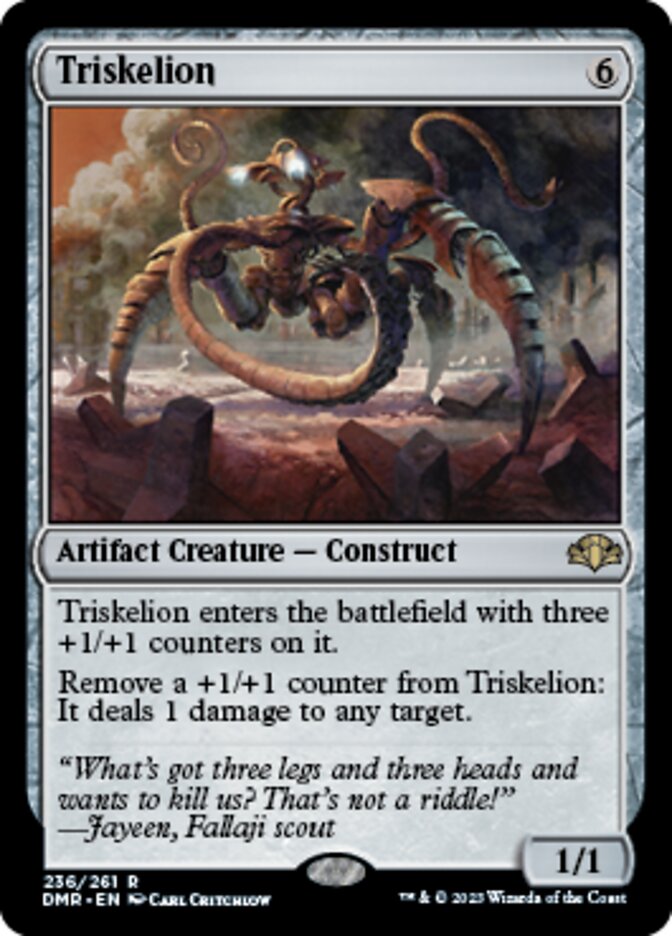 Triskelion [Dominaria Remastered] | Jomio and Rueliete's Cards and Comics