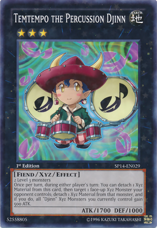 Temtempo the Percussion Djinn [SP14-EN029] Starfoil Rare | Jomio and Rueliete's Cards and Comics