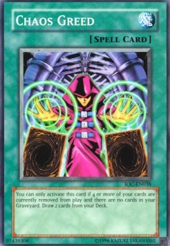 Chaos Greed [IOC-EN038] Common | Jomio and Rueliete's Cards and Comics
