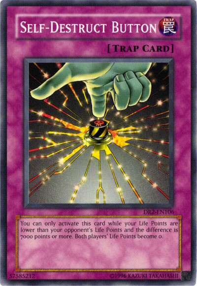 Self-Destruct Button [DR2-EN106] Common | Jomio and Rueliete's Cards and Comics