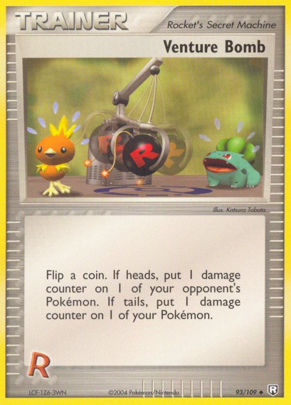 Venture Bomb (93/109) [EX: Team Rocket Returns] | Jomio and Rueliete's Cards and Comics