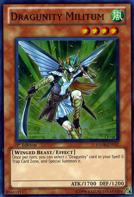 Dragunity Militum [HA04-EN011] Super Rare | Jomio and Rueliete's Cards and Comics